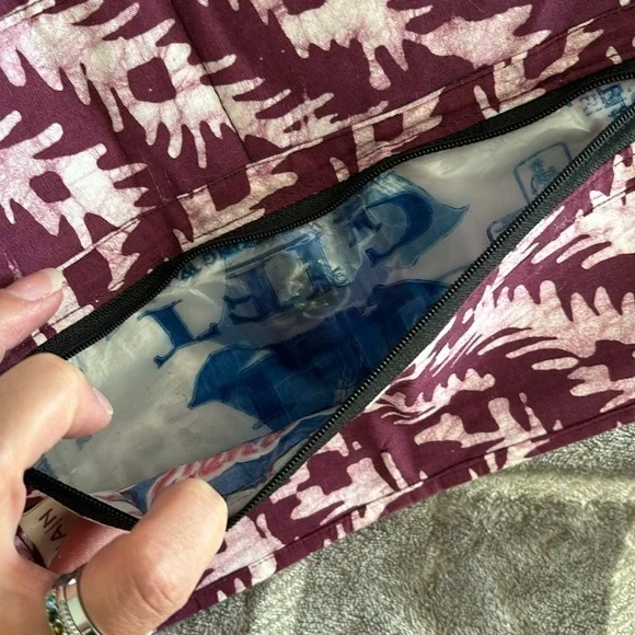 ABAN Recycled Tye Dye Wallet - Picture 4 of 4